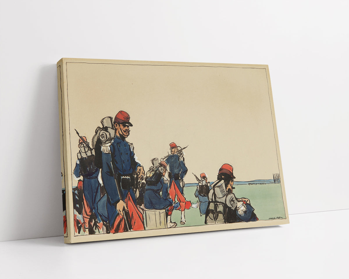 French Soldiers by Edward Hopper