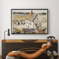 House by ‘Squam River by Edward Hopper