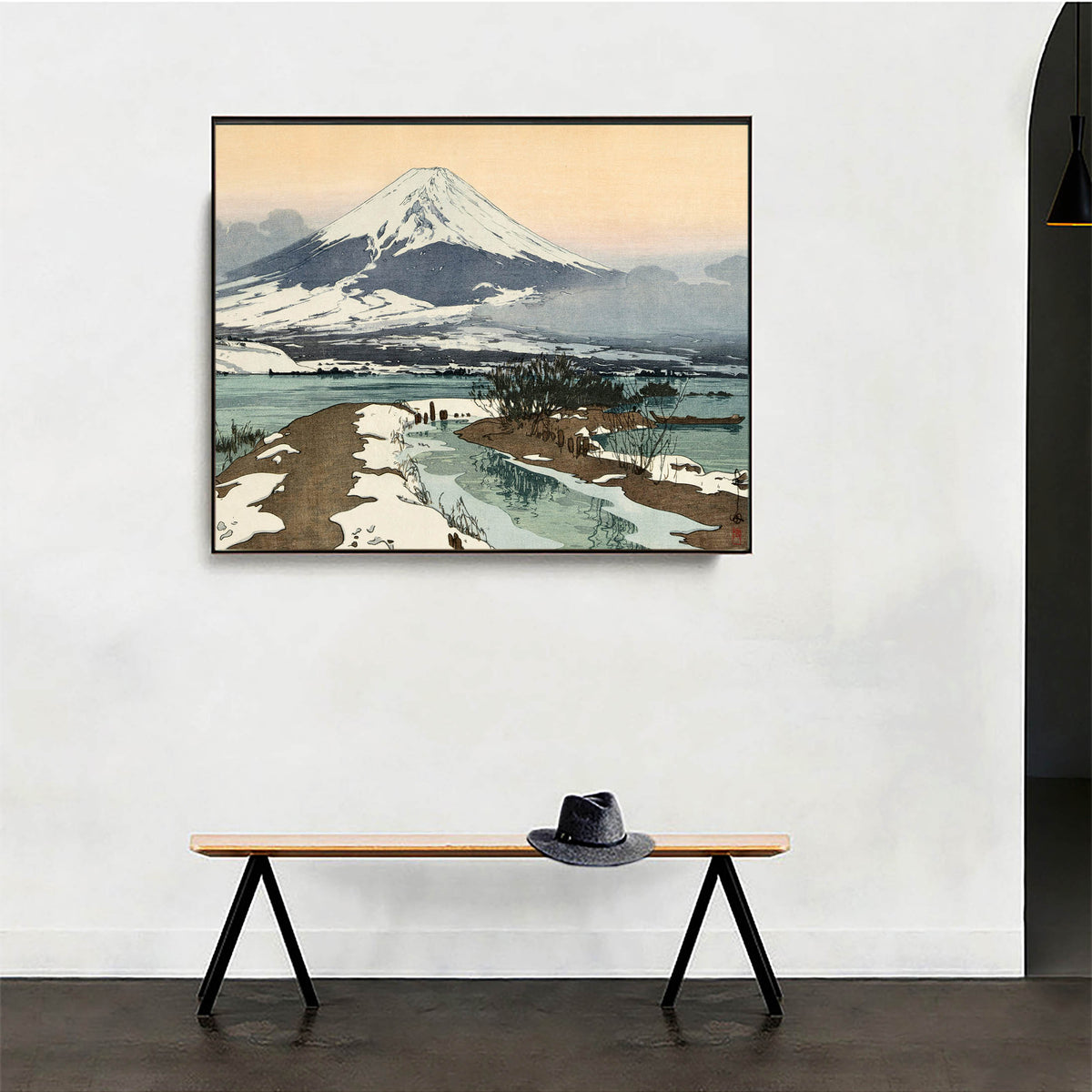 Fuji From Kawaguchi Lake by Hiroshi Yoshida