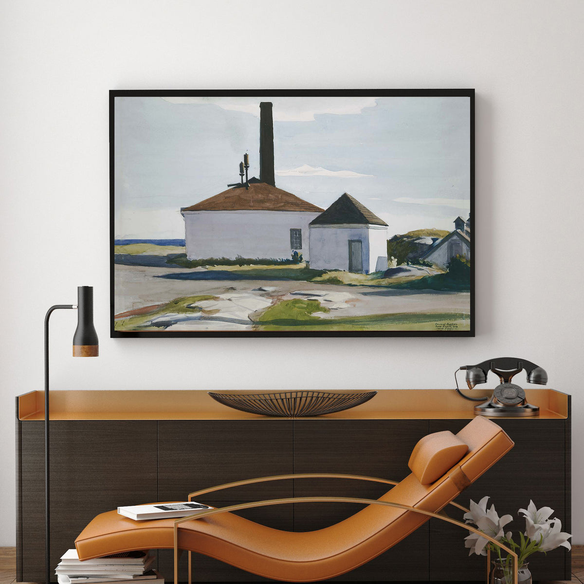 House of the Fog Horn by Edward Hopper