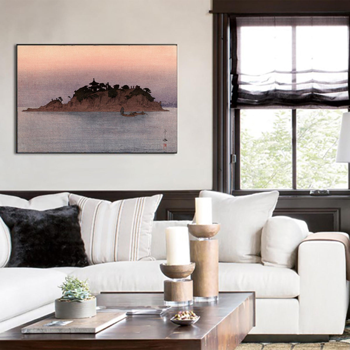 Inland Sea1Tomonoura by Hiroshi Yoshida