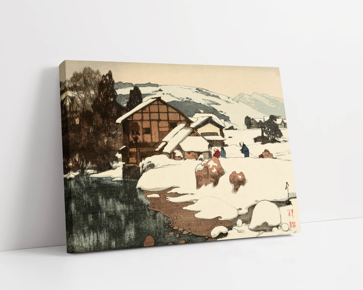 Snow At Kashiwabara by Hiroshi Yoshida