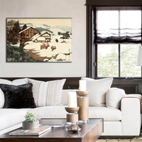 Snow At Kashiwabara by Hiroshi Yoshida