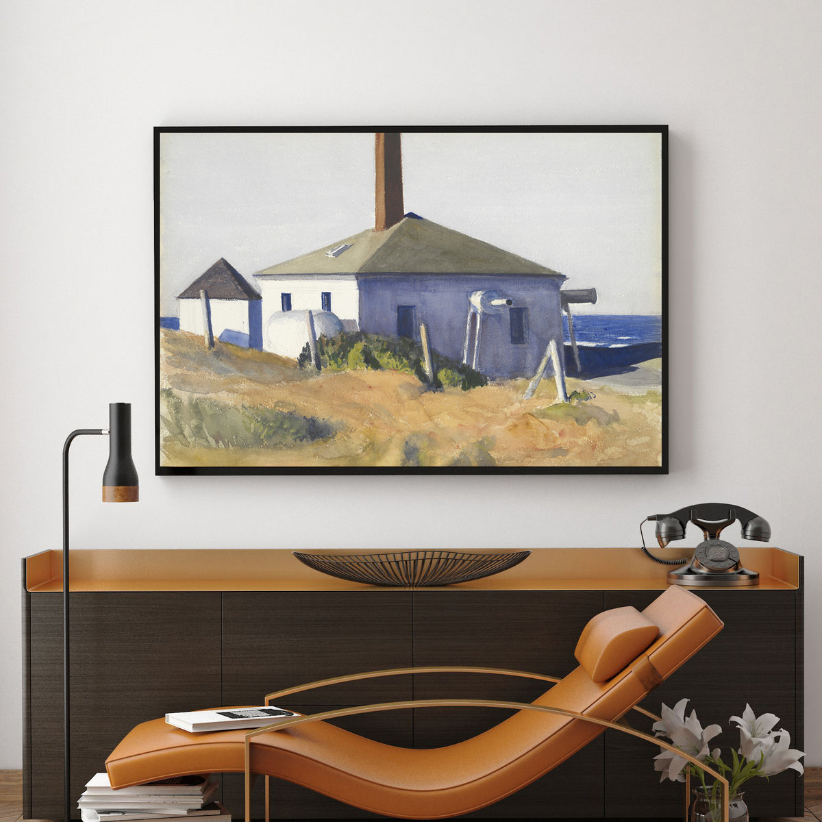 House of the Fog Horn by Edward Hopper