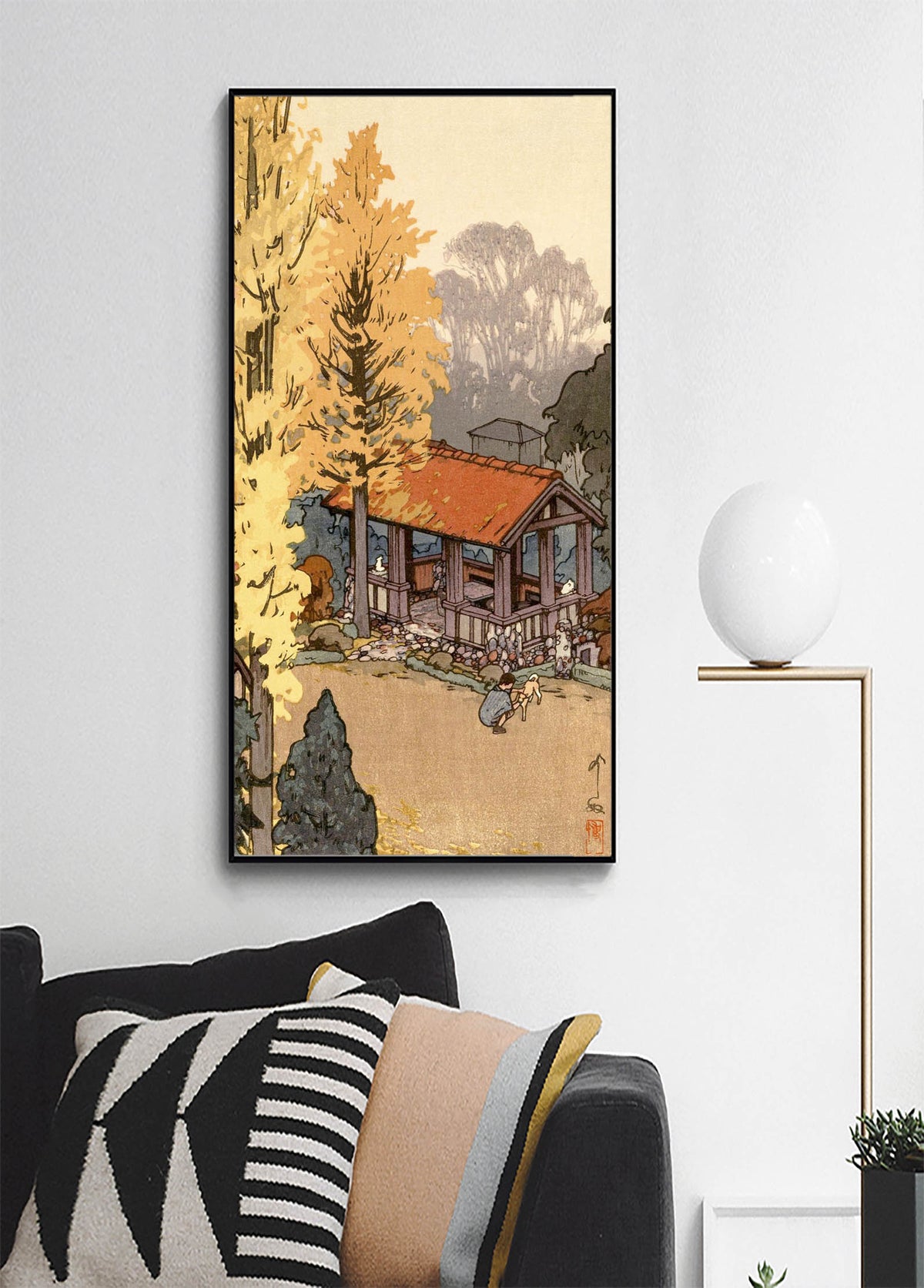 in Autumn by Hiroshi Yoshida