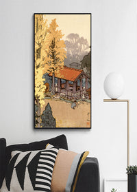 in Autumn by Hiroshi Yoshida