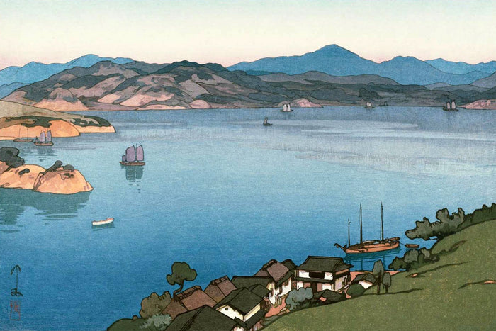 A Calm Day  by Hiroshi Yoshida