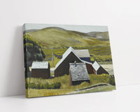 Roofs of the Cobb Barn by Edward Hopper