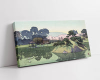 Spring Morning A Garden in Okayama by Hiroshi Yoshida