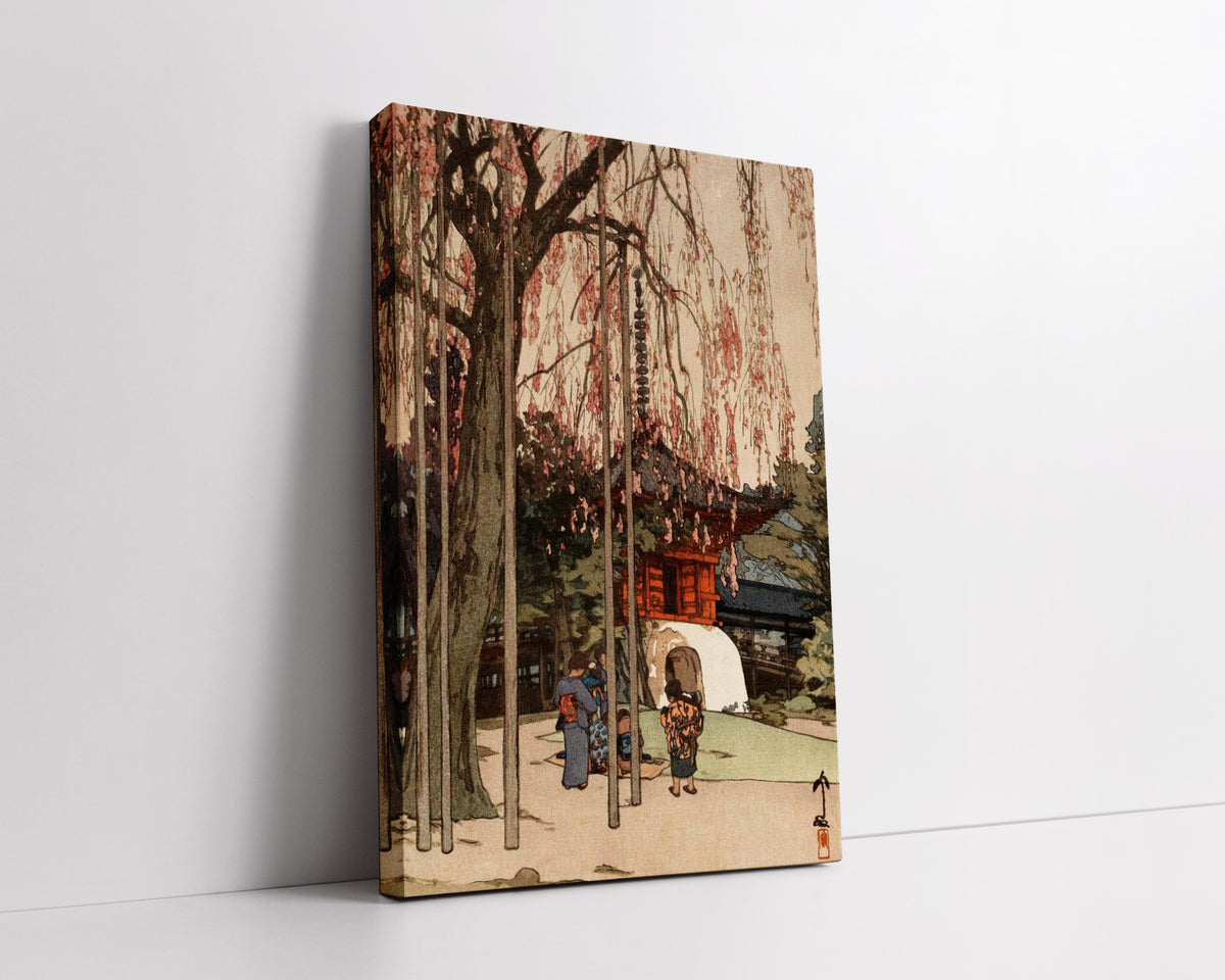 Cherry Tree In Kawagoe by Hiroshi Yoshida