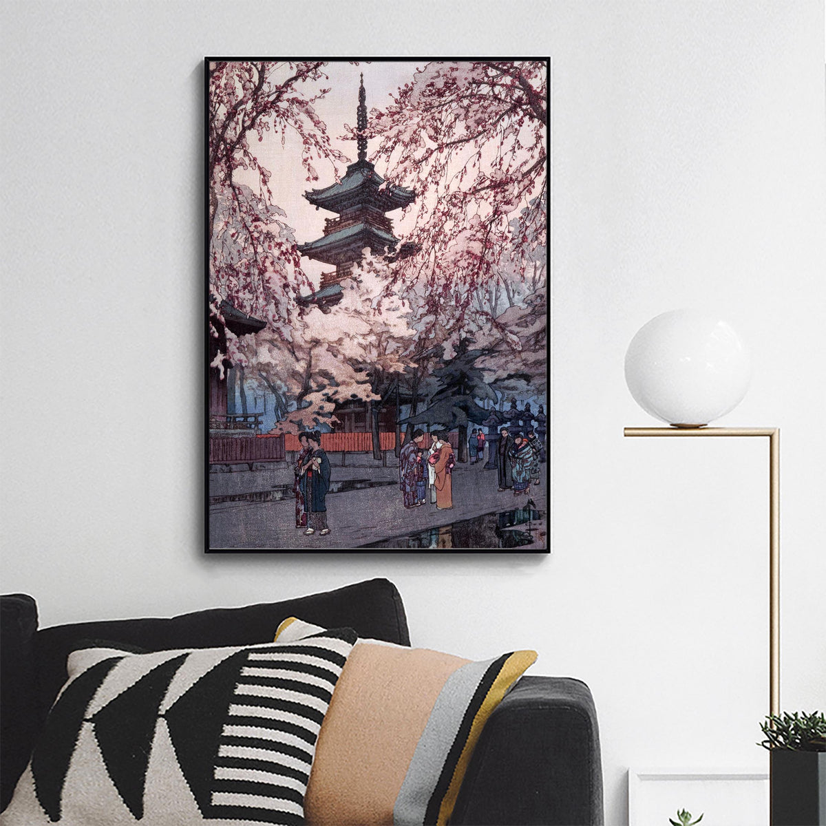 A Glimpse of Ueno Park1 by Hiroshi Yoshida==