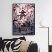 A Glimpse of Ueno Park1 by Hiroshi Yoshida==