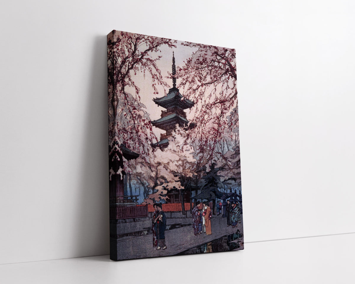 A Glimpse of Ueno Park1 by Hiroshi Yoshida==