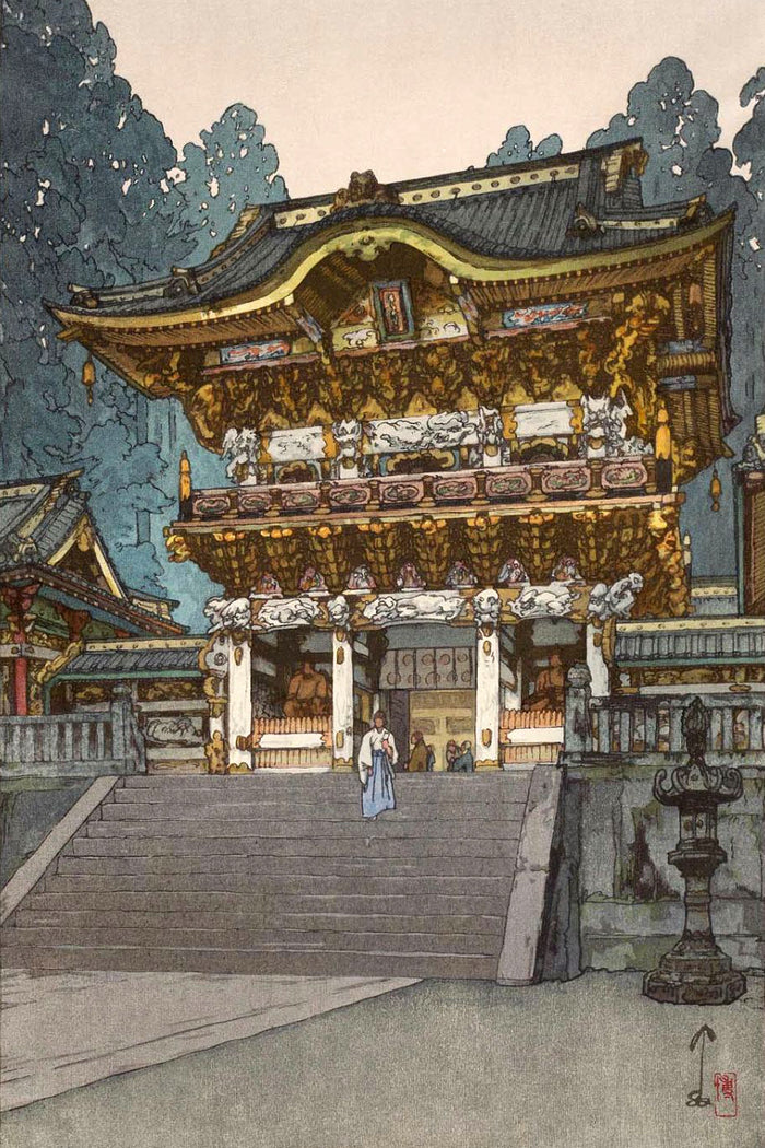 Yômei Gate At Nikkô by Hiroshi Yoshida