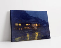 Evening in a Hot Spring by Hiroshi Yoshida