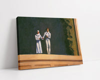 Two Comedians by Edward Hopper