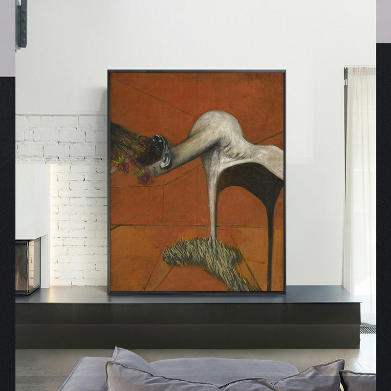 A study for a figure at the base of a crucifixion by Francis Bacon
