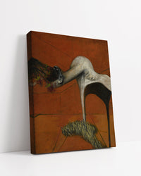 A study for a figure at the base of a crucifixion by Francis Bacon