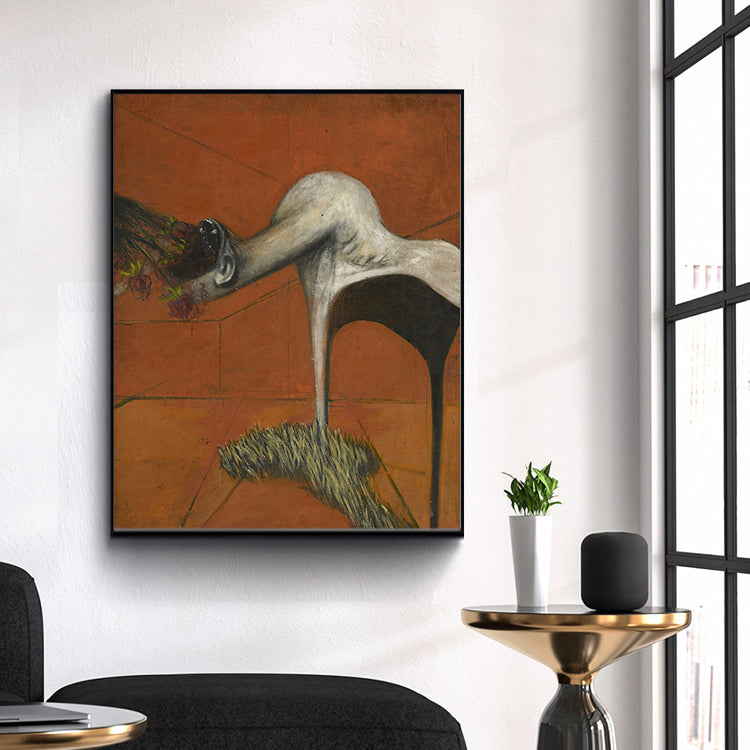 A study for a figure at the base of a crucifixion by Francis Bacon