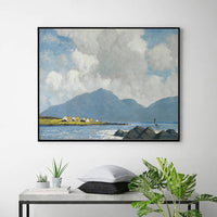 A Connaught Fishing Village by Paul Henry