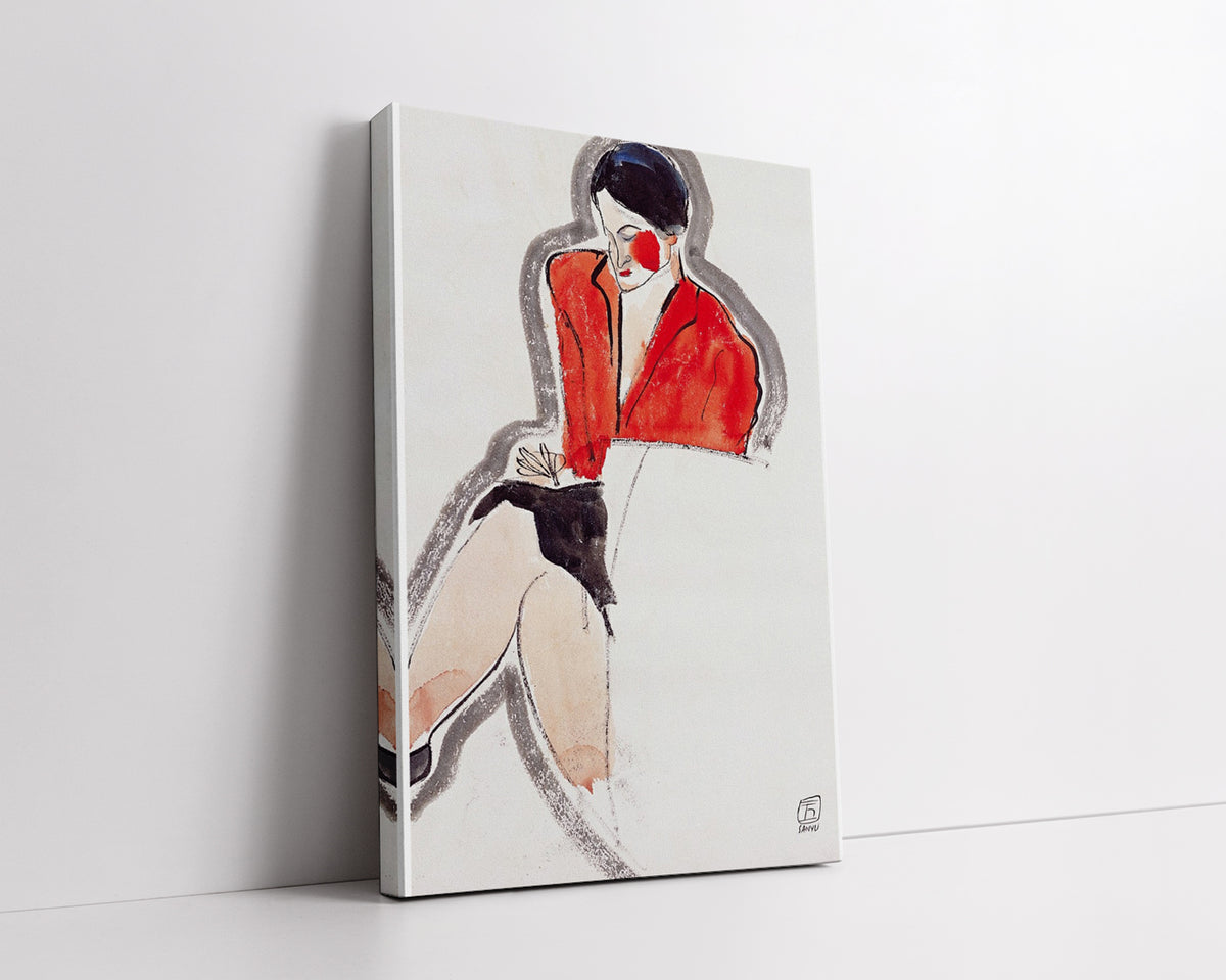 A Female Painter by San Yu
