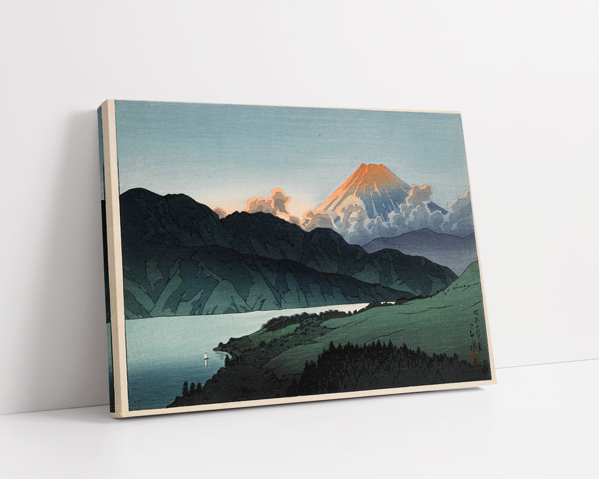 A Nocturnal Fuji by Kawase Hasui