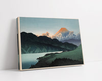 A Nocturnal Fuji by Kawase Hasui