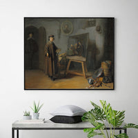 A Painter in His Studio by Rembrandt Harmenszoon van Rijn