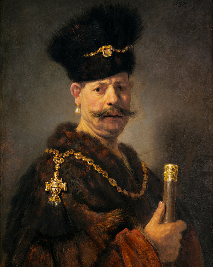 A Polish Nobleman by Rembrandt Harmenszoon van Rijn