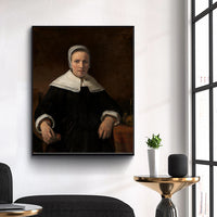 A Woman Holding a Pink by Rembrandt Harmenszoon van Rijn
