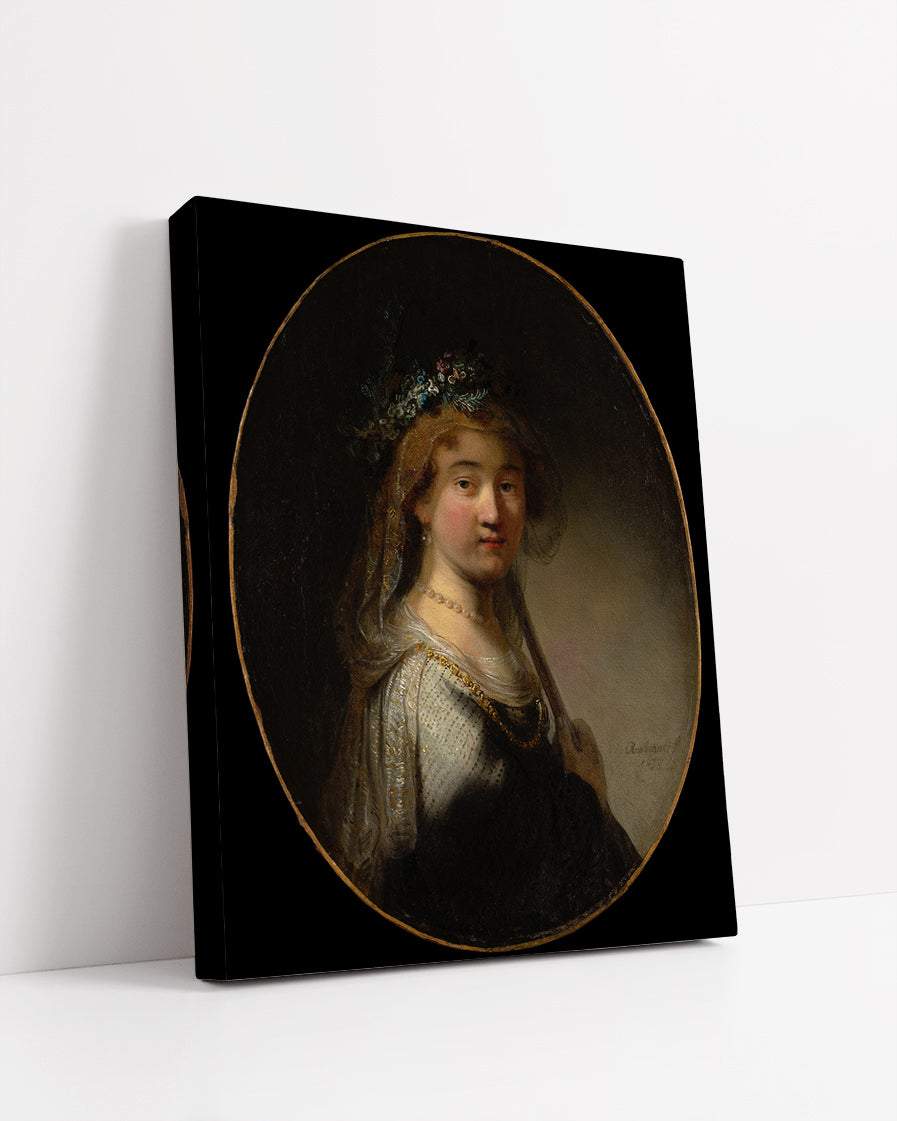 A Young Woman as a Shepherdess by Rembrandt Harmenszoon van Rijn