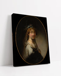 A Young Woman as a Shepherdess by Rembrandt Harmenszoon van Rijn