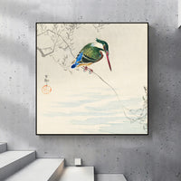 A kingfisher by Ohara Koson