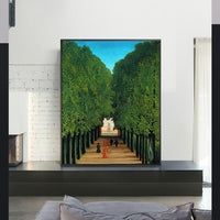 Alleyway in the Park of Saint Cloud by Henri Rousseau