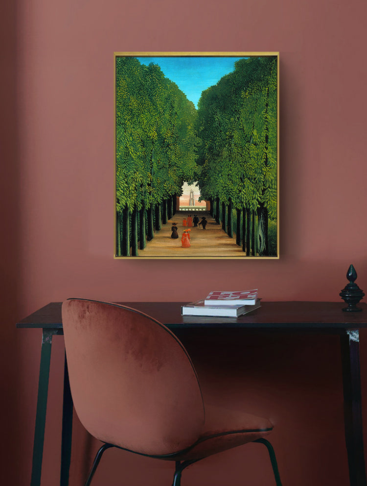 Alleyway in the Park of Saint Cloud by Henri Rousseau