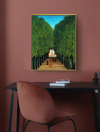 Alleyway in the Park of Saint Cloud by Henri Rousseau