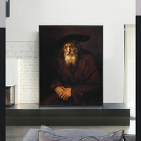 An old man with a Long white Beard by Rembrandt Harmenszoon van Rijn
