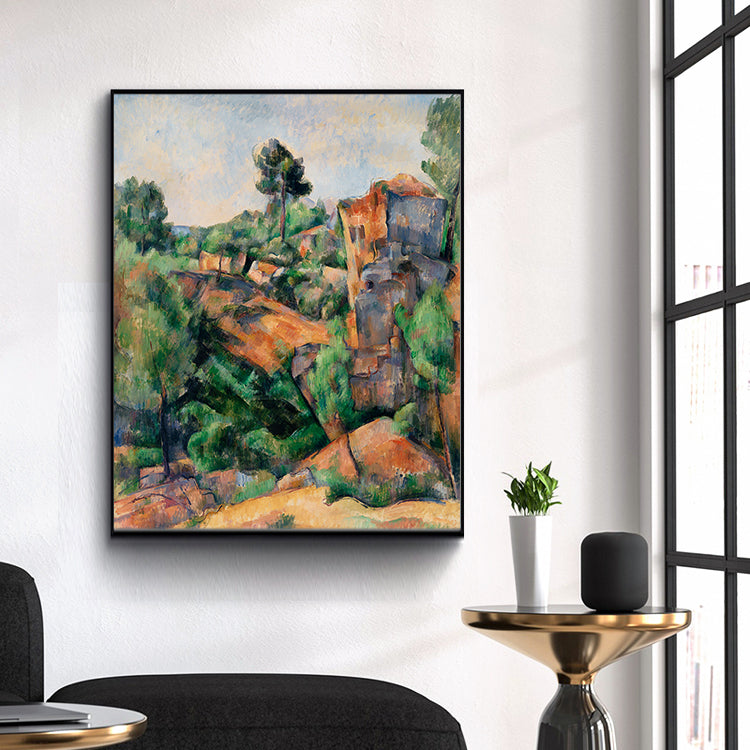 Bibémus Quarry  by Paul Cezanne