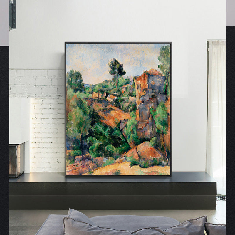 Bibémus Quarry  by Paul Cezanne