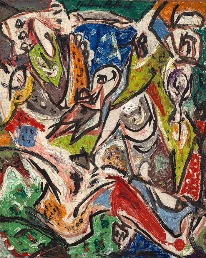 Bird Effort by Jackson Pollock