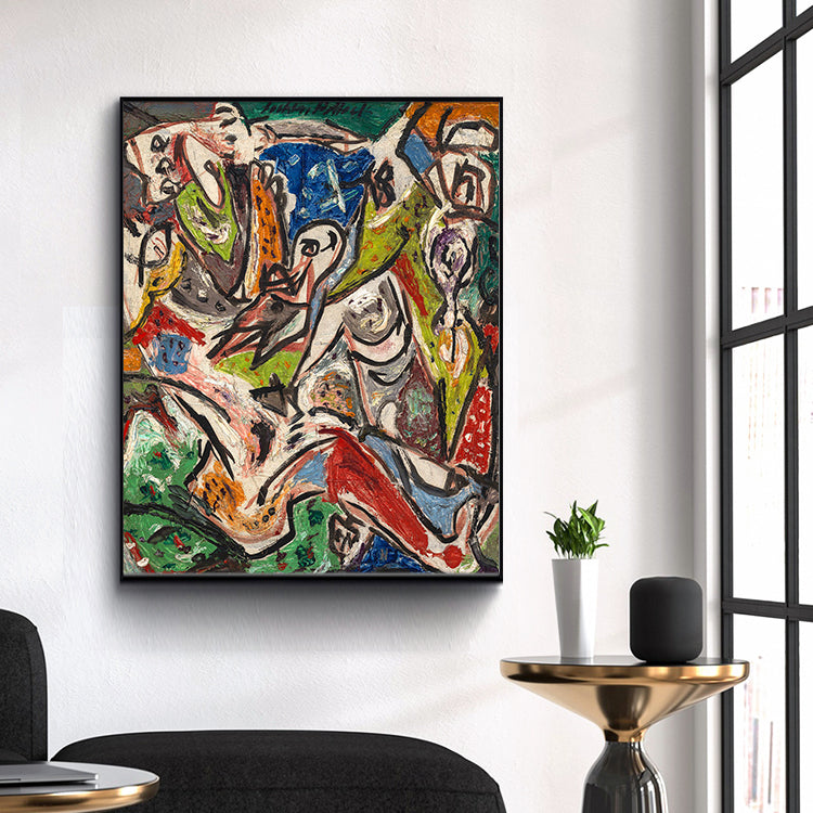 Bird Effort by Jackson Pollock