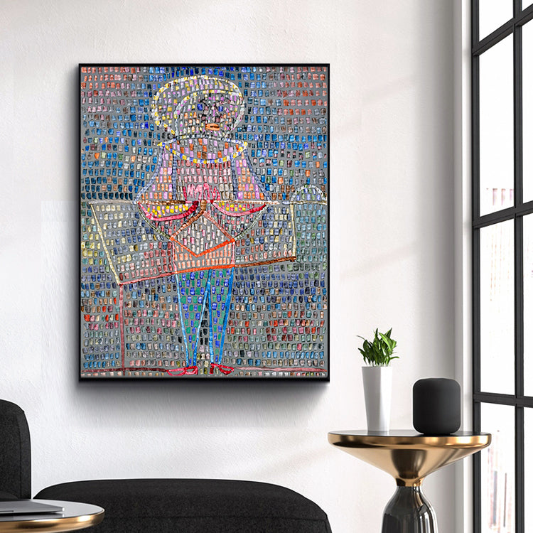 Boy in Fancy Dress  by Paul Klee
