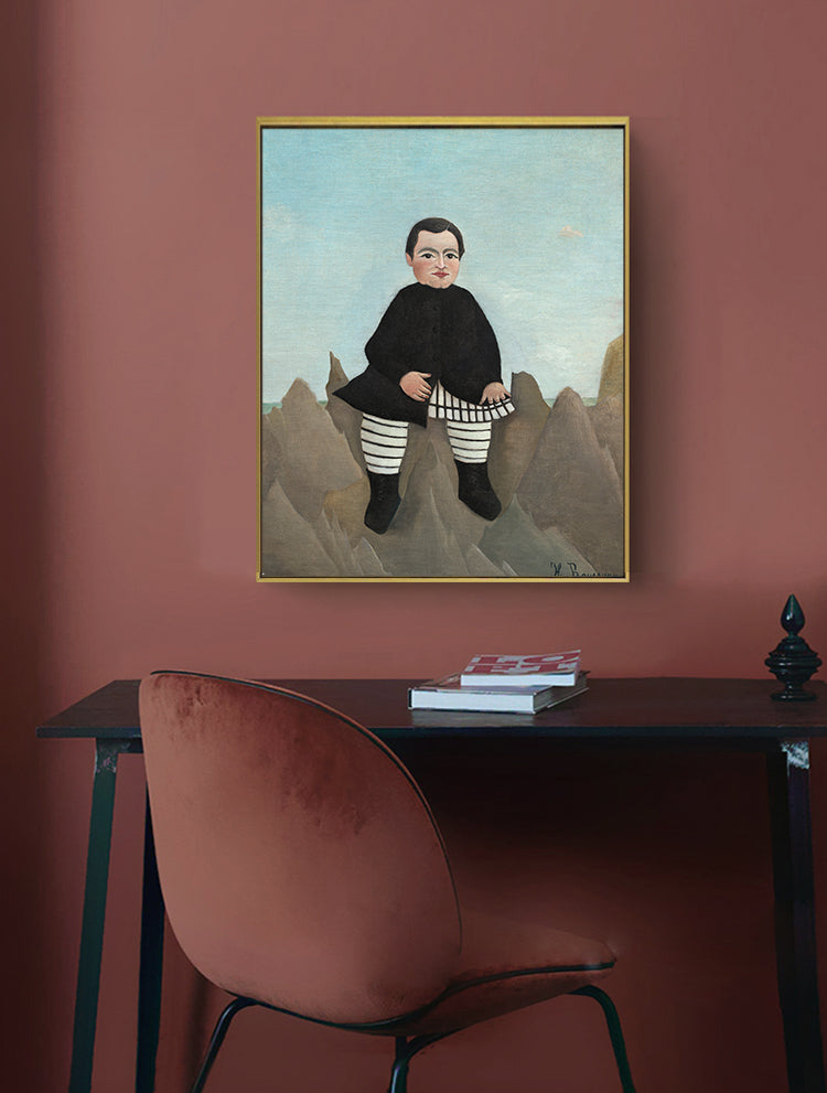 Boy on the Rocks by Henri Rousseau