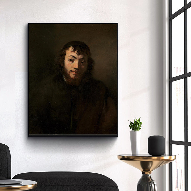 Bust of a Young Jew by Rembrandt Harmenszoon van Rijn