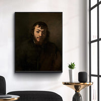 Bust of a Young Jew by Rembrandt Harmenszoon van Rijn