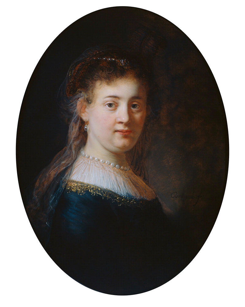 Bust of a Young Woman by Rembrandt Harmenszoon van Rijn