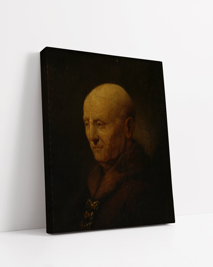 Bust of an Old Man by Rembrandt Harmenszoon van Rijn