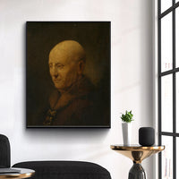 Bust of an Old Man by Rembrandt Harmenszoon van Rijn