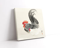 Chicken and cock by Ohara Koson