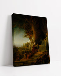 Christ And St Mary Magdalen At The Tomb by Rembrandt Harmenszoon van Rijn